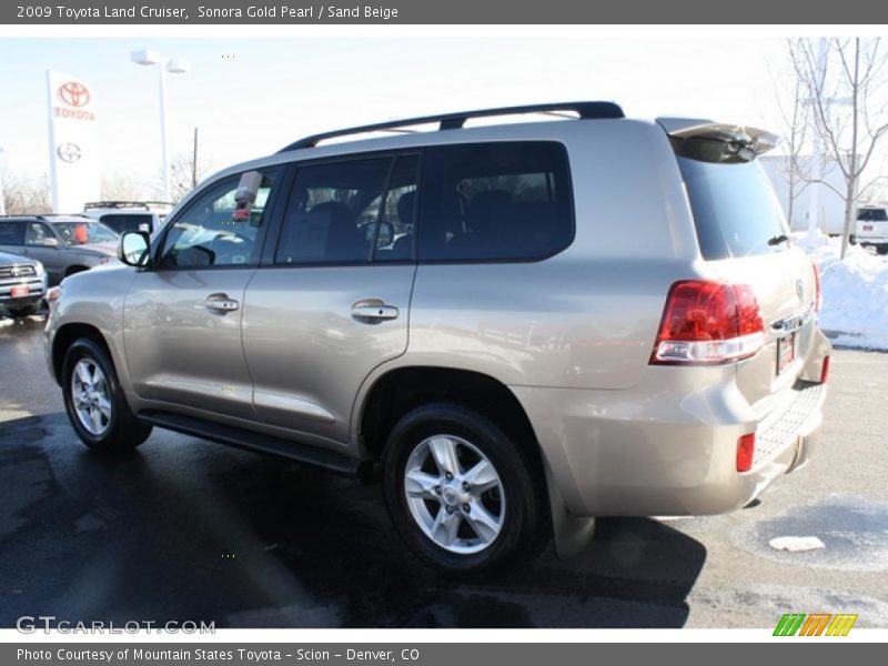 Sonora Gold Pearl / Sand Beige 2009 Toyota Land Cruiser