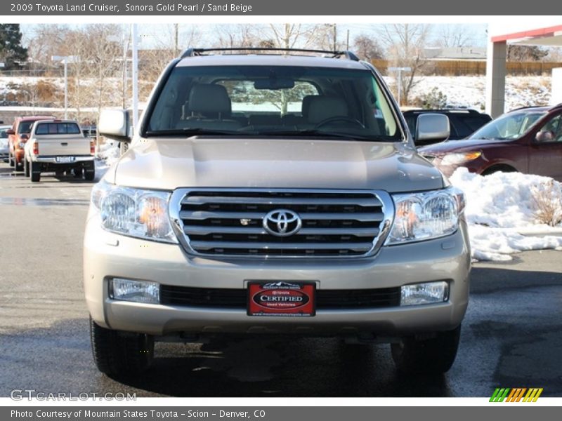 Sonora Gold Pearl / Sand Beige 2009 Toyota Land Cruiser