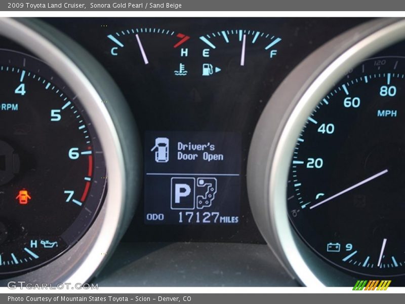 Sonora Gold Pearl / Sand Beige 2009 Toyota Land Cruiser