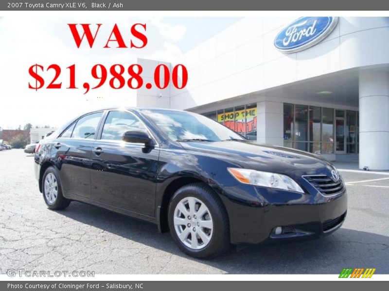 Black / Ash 2007 Toyota Camry XLE V6