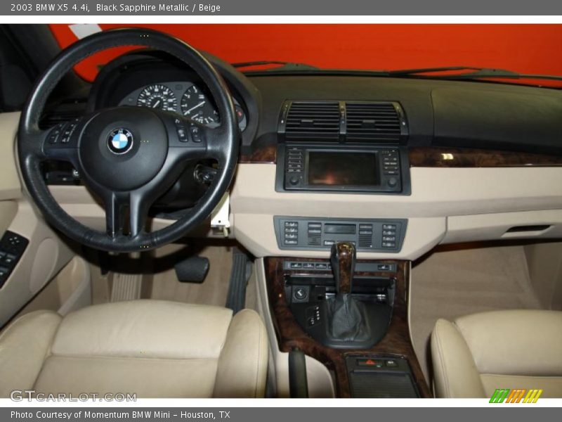 Black Sapphire Metallic / Beige 2003 BMW X5 4.4i