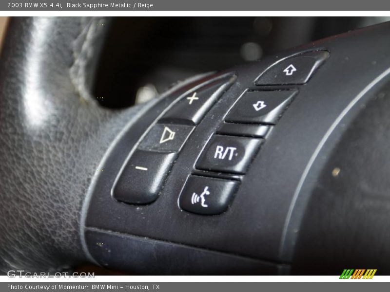 Black Sapphire Metallic / Beige 2003 BMW X5 4.4i