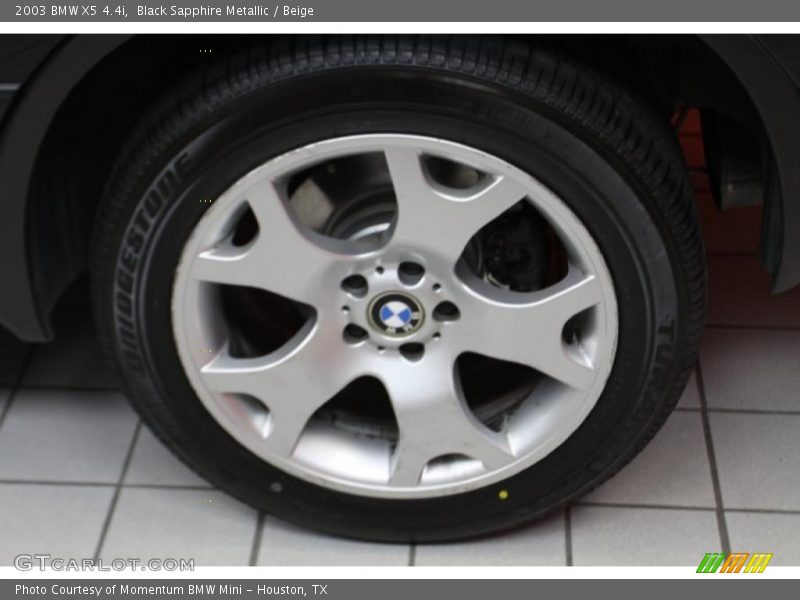 Black Sapphire Metallic / Beige 2003 BMW X5 4.4i
