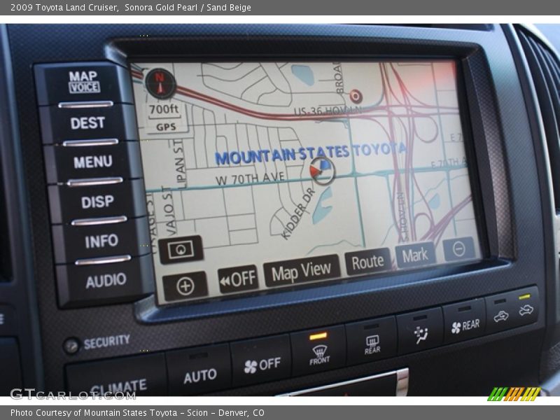Sonora Gold Pearl / Sand Beige 2009 Toyota Land Cruiser