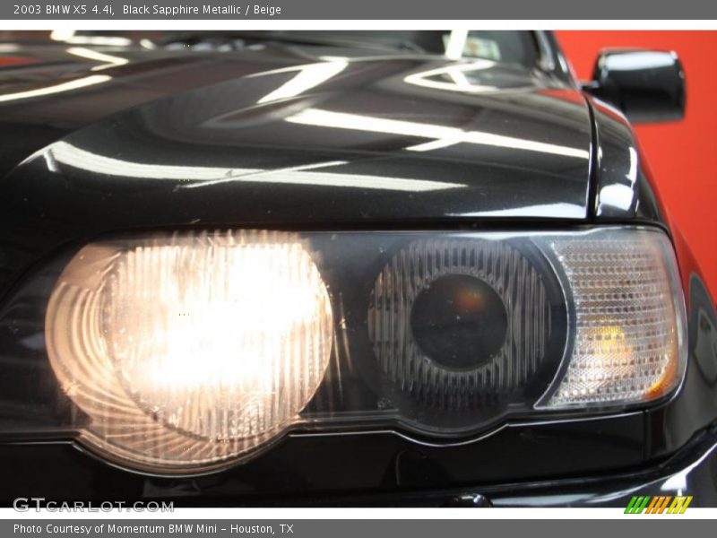 Black Sapphire Metallic / Beige 2003 BMW X5 4.4i