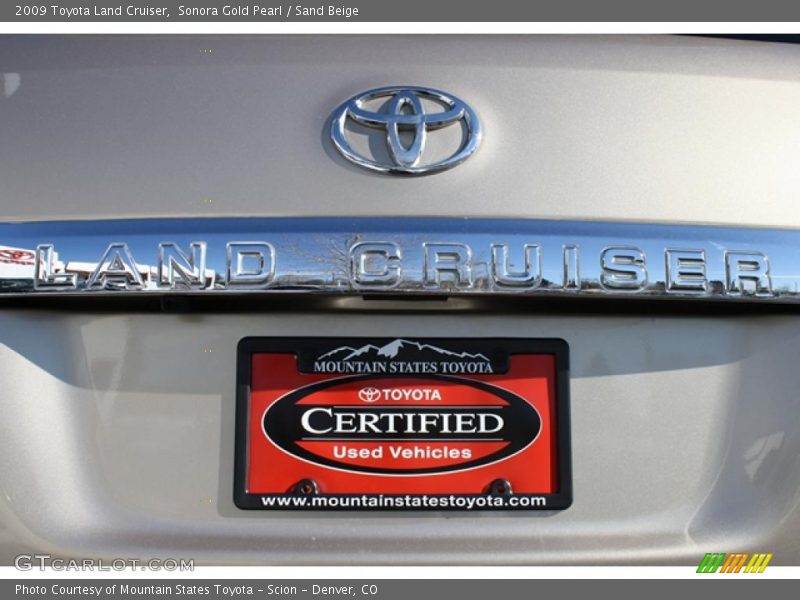 Sonora Gold Pearl / Sand Beige 2009 Toyota Land Cruiser