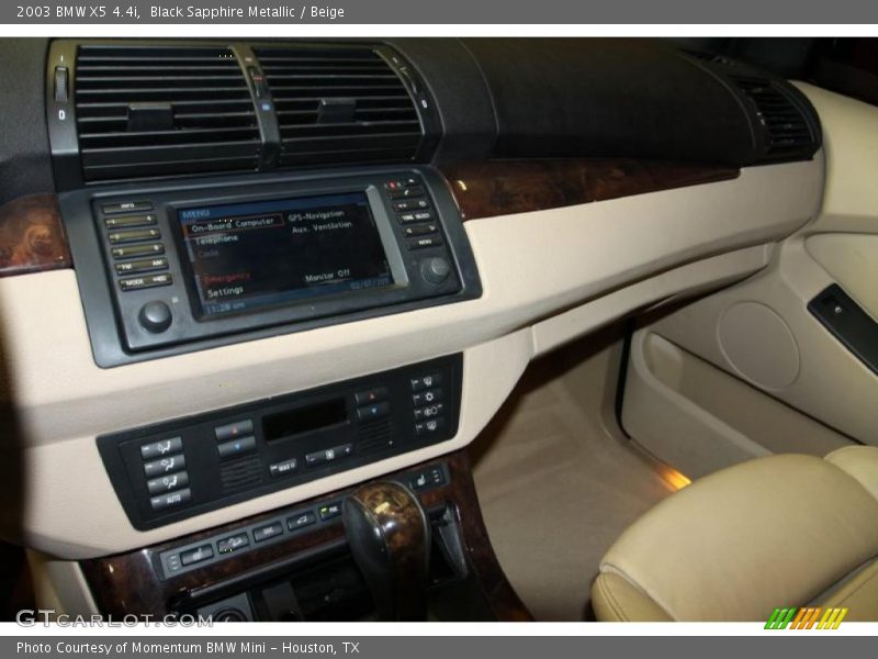 Black Sapphire Metallic / Beige 2003 BMW X5 4.4i