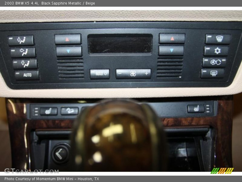 Black Sapphire Metallic / Beige 2003 BMW X5 4.4i