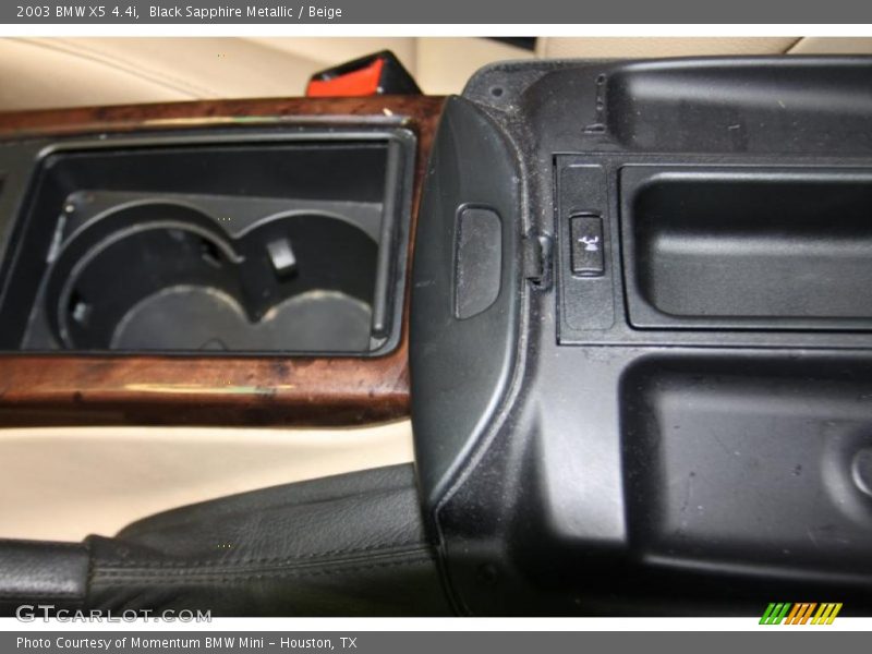Black Sapphire Metallic / Beige 2003 BMW X5 4.4i
