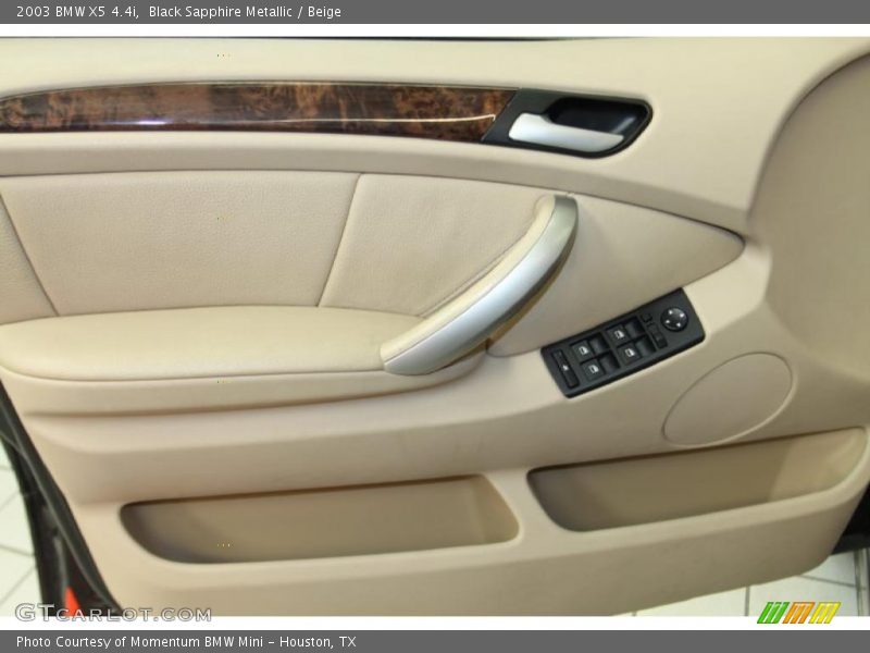 Black Sapphire Metallic / Beige 2003 BMW X5 4.4i