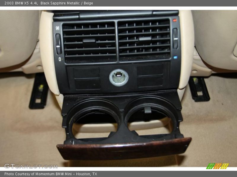 Black Sapphire Metallic / Beige 2003 BMW X5 4.4i