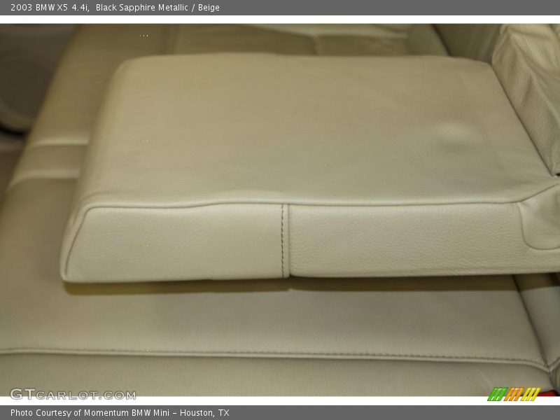 Black Sapphire Metallic / Beige 2003 BMW X5 4.4i