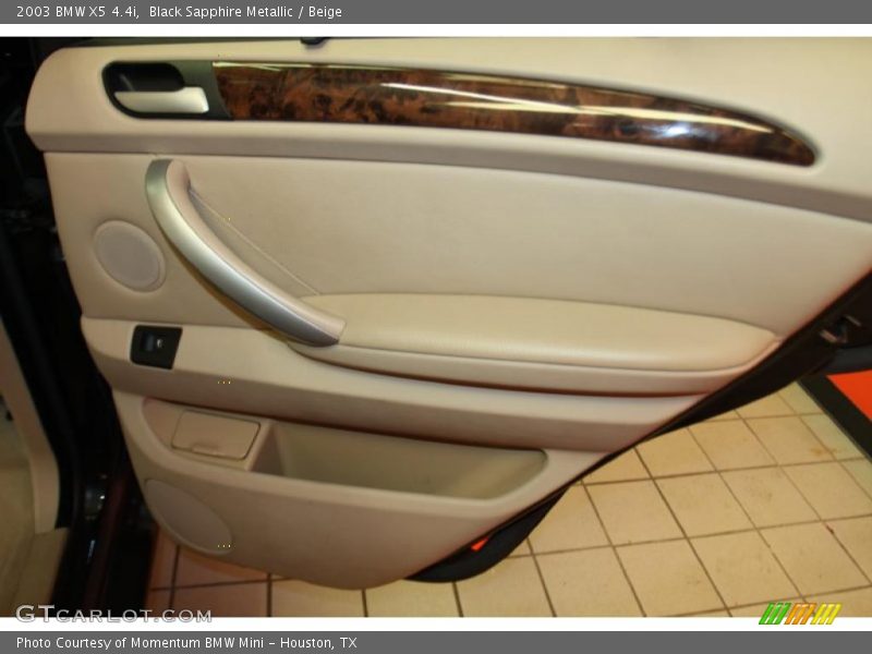 Black Sapphire Metallic / Beige 2003 BMW X5 4.4i