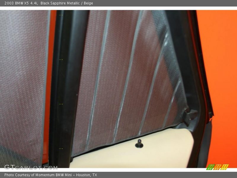 Black Sapphire Metallic / Beige 2003 BMW X5 4.4i