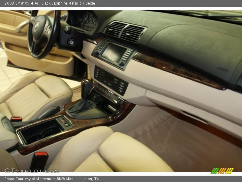 Black Sapphire Metallic / Beige 2003 BMW X5 4.4i