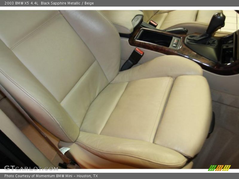 Black Sapphire Metallic / Beige 2003 BMW X5 4.4i