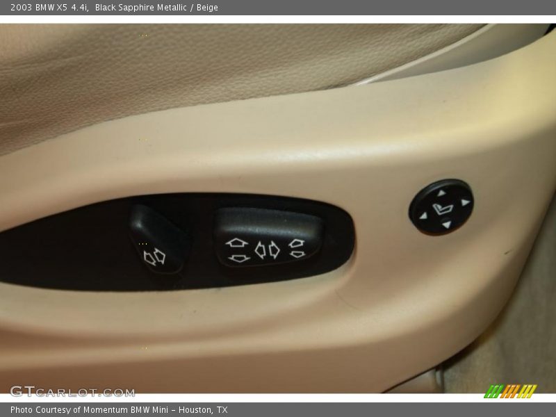 Black Sapphire Metallic / Beige 2003 BMW X5 4.4i