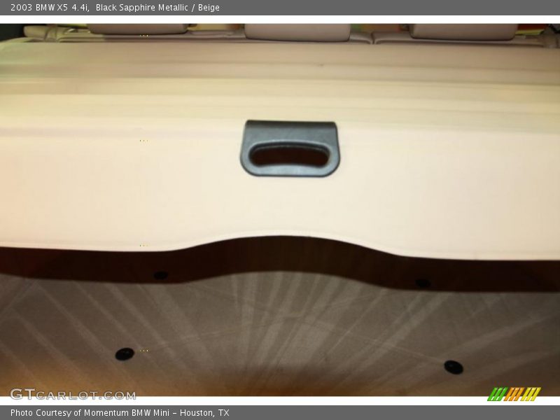 Black Sapphire Metallic / Beige 2003 BMW X5 4.4i