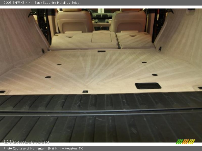 Black Sapphire Metallic / Beige 2003 BMW X5 4.4i