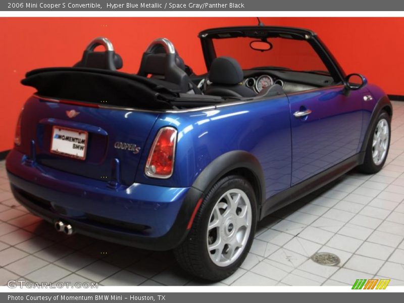Hyper Blue Metallic / Space Gray/Panther Black 2006 Mini Cooper S Convertible