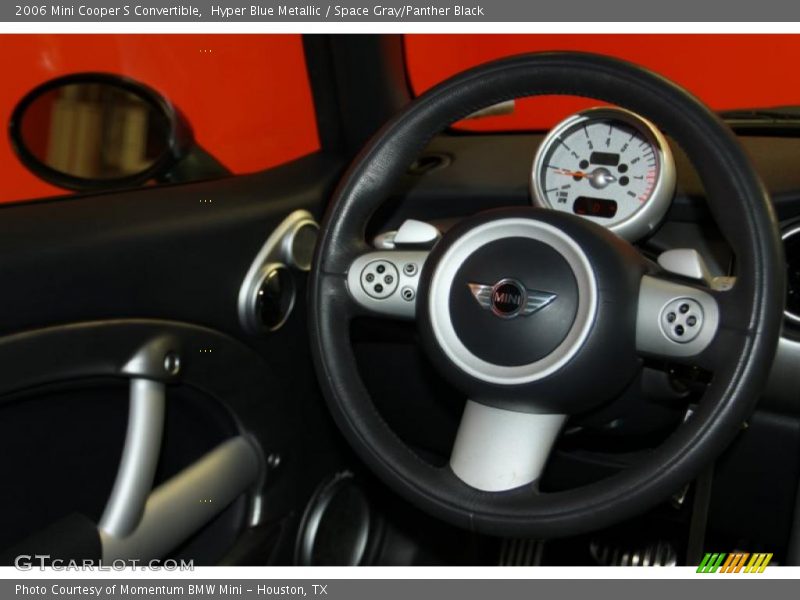 Hyper Blue Metallic / Space Gray/Panther Black 2006 Mini Cooper S Convertible