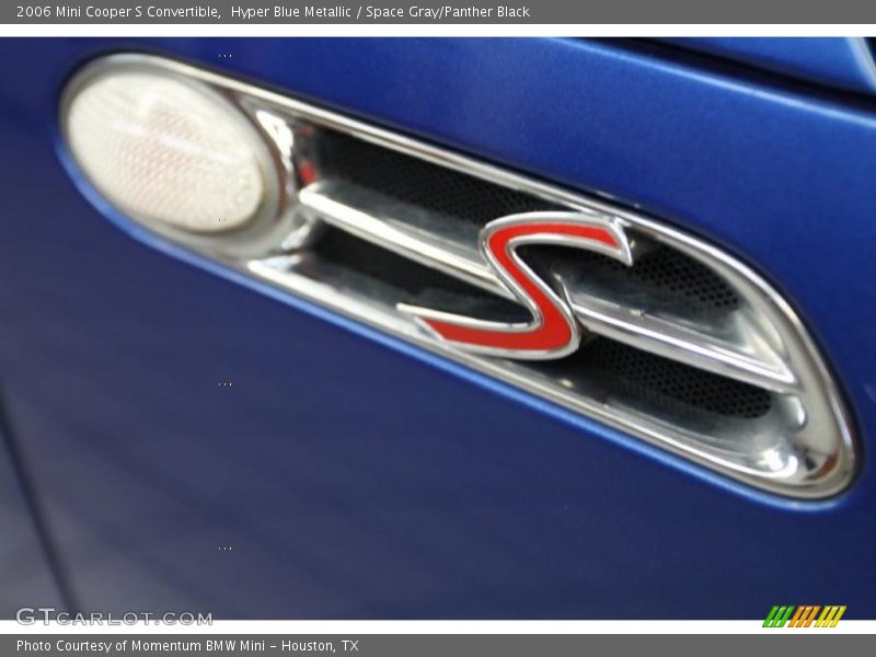 Hyper Blue Metallic / Space Gray/Panther Black 2006 Mini Cooper S Convertible