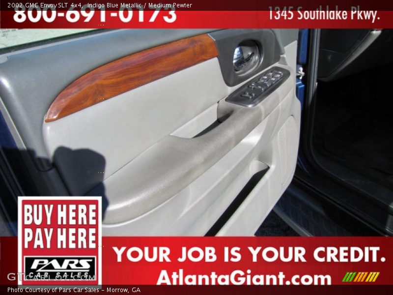 Indigo Blue Metallic / Medium Pewter 2002 GMC Envoy SLT 4x4