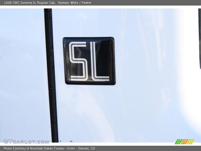  1998 Sonoma SL Regular Cab Logo