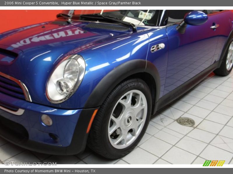 Hyper Blue Metallic / Space Gray/Panther Black 2006 Mini Cooper S Convertible