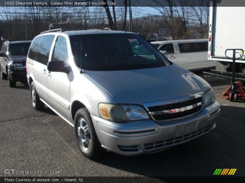 Galaxy Silver Metallic / Medium Gray 2002 Chevrolet Venture