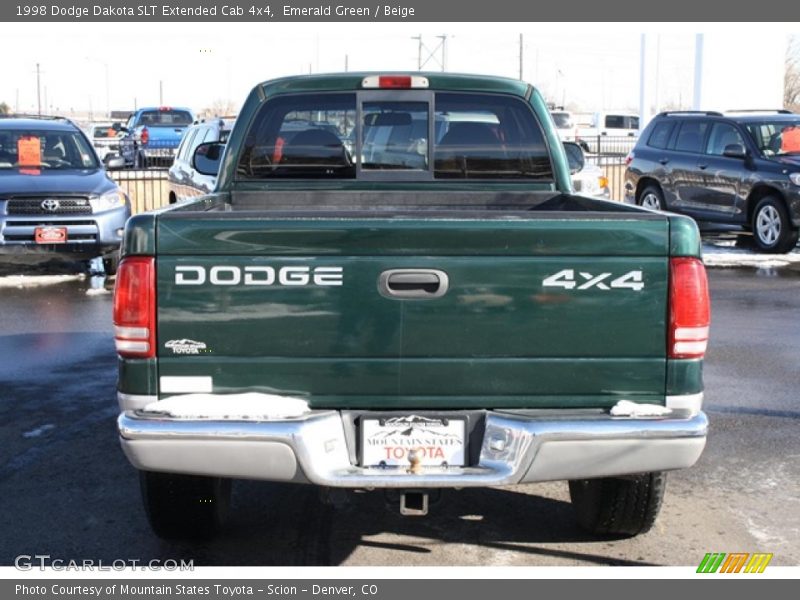  1998 Dakota SLT Extended Cab 4x4 Emerald Green