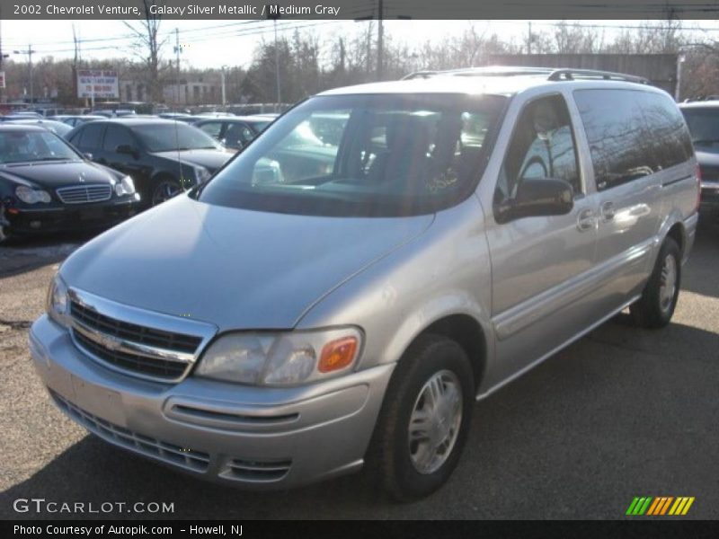 Galaxy Silver Metallic / Medium Gray 2002 Chevrolet Venture