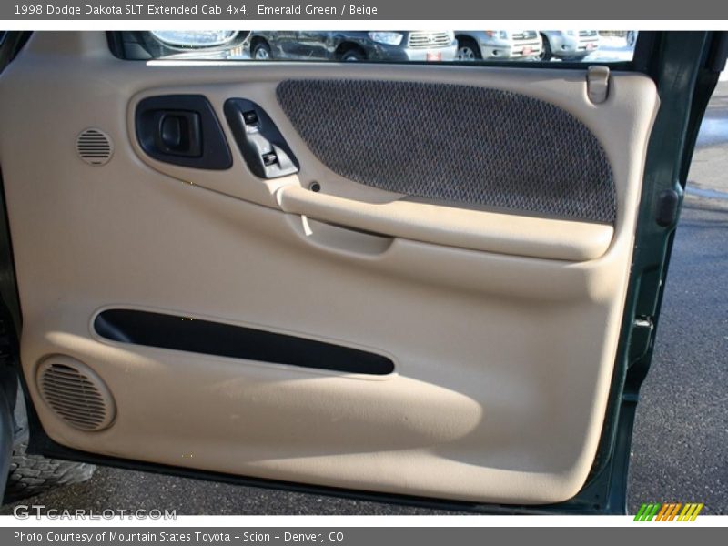 Emerald Green / Beige 1998 Dodge Dakota SLT Extended Cab 4x4