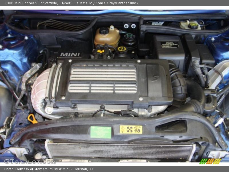 Hyper Blue Metallic / Space Gray/Panther Black 2006 Mini Cooper S Convertible