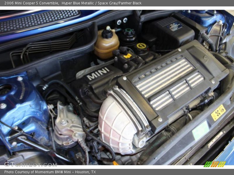 Hyper Blue Metallic / Space Gray/Panther Black 2006 Mini Cooper S Convertible