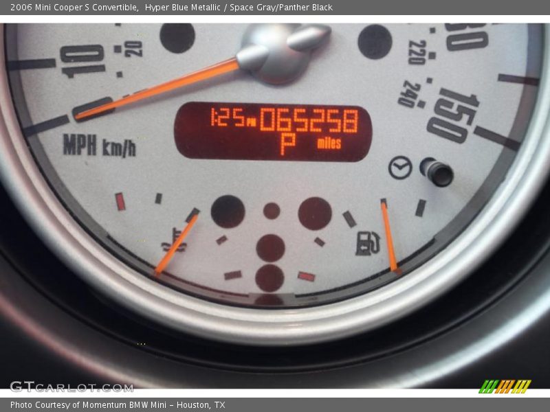 Hyper Blue Metallic / Space Gray/Panther Black 2006 Mini Cooper S Convertible