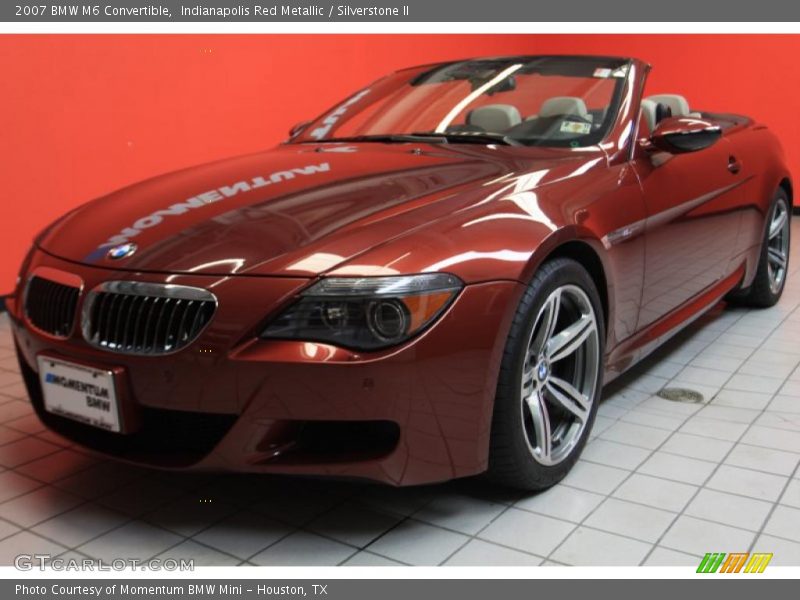  2007 M6 Convertible Indianapolis Red Metallic