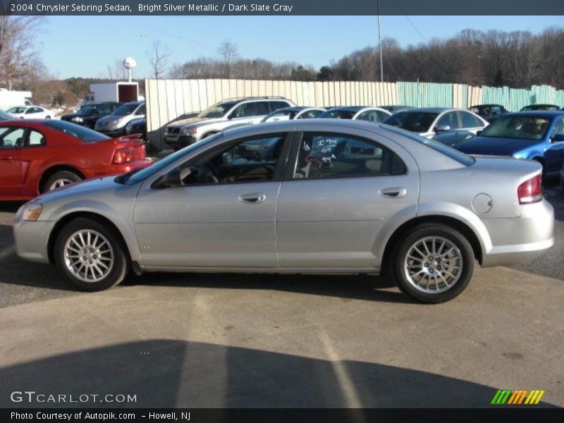 Bright Silver Metallic / Dark Slate Gray 2004 Chrysler Sebring Sedan