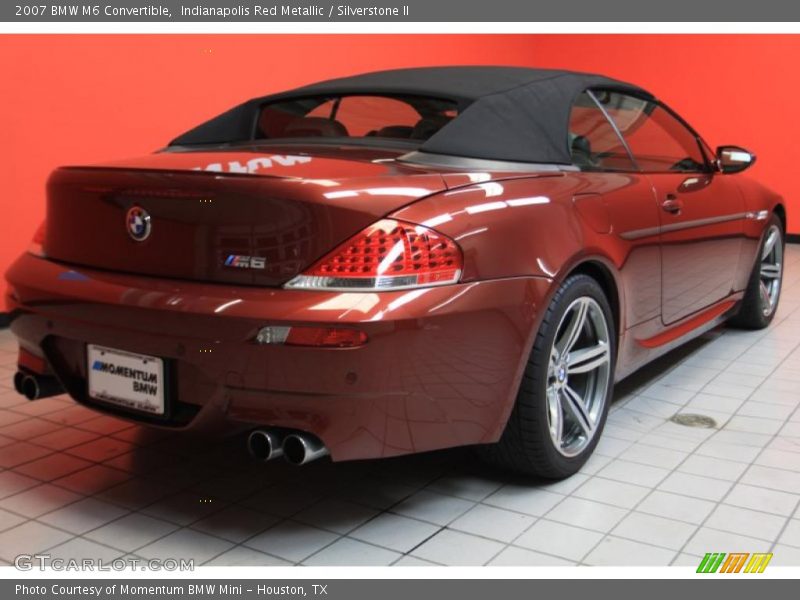 Indianapolis Red Metallic / Silverstone II 2007 BMW M6 Convertible