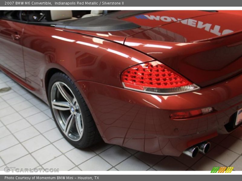 Indianapolis Red Metallic / Silverstone II 2007 BMW M6 Convertible