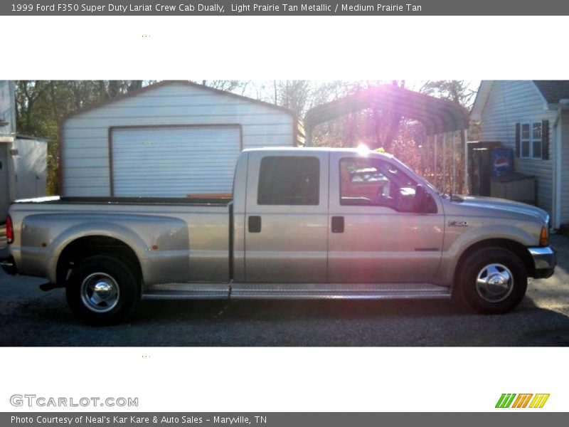 Light Prairie Tan Metallic / Medium Prairie Tan 1999 Ford F350 Super Duty Lariat Crew Cab Dually