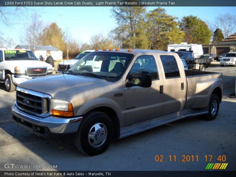 Light Prairie Tan Metallic / Medium Prairie Tan 1999 Ford F350 Super Duty Lariat Crew Cab Dually