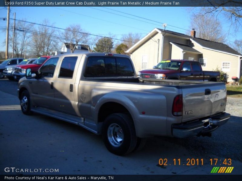 Light Prairie Tan Metallic / Medium Prairie Tan 1999 Ford F350 Super Duty Lariat Crew Cab Dually