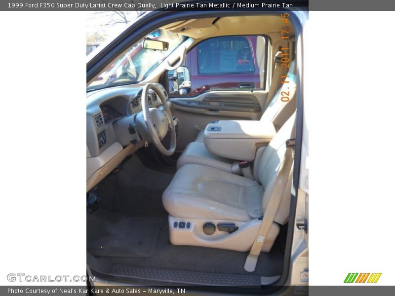 Light Prairie Tan Metallic / Medium Prairie Tan 1999 Ford F350 Super Duty Lariat Crew Cab Dually