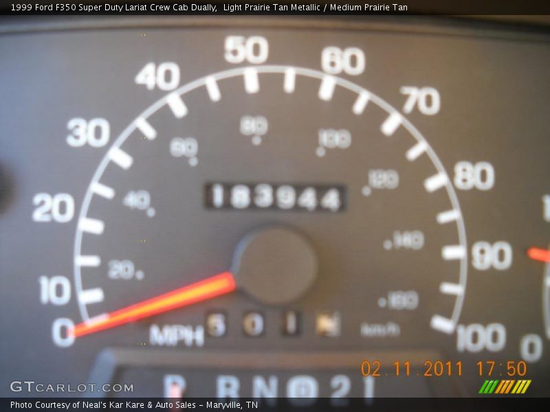 Light Prairie Tan Metallic / Medium Prairie Tan 1999 Ford F350 Super Duty Lariat Crew Cab Dually