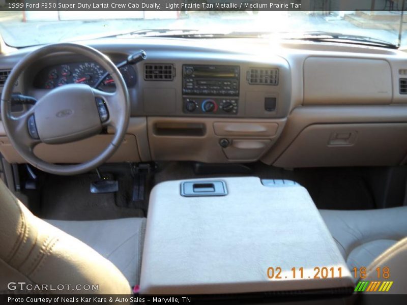 Light Prairie Tan Metallic / Medium Prairie Tan 1999 Ford F350 Super Duty Lariat Crew Cab Dually