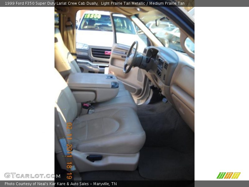 Light Prairie Tan Metallic / Medium Prairie Tan 1999 Ford F350 Super Duty Lariat Crew Cab Dually