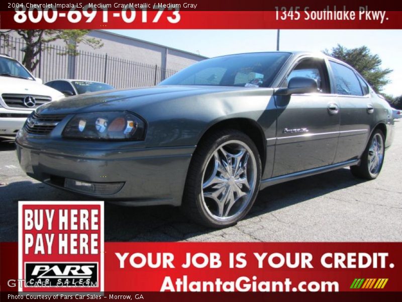 Medium Gray Metallic / Medium Gray 2004 Chevrolet Impala LS
