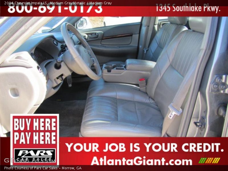 Medium Gray Metallic / Medium Gray 2004 Chevrolet Impala LS