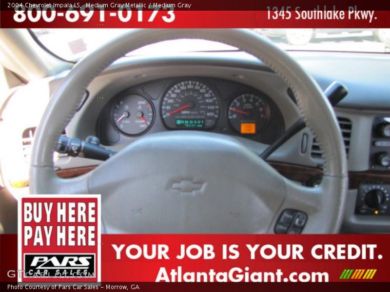 Medium Gray Metallic / Medium Gray 2004 Chevrolet Impala LS